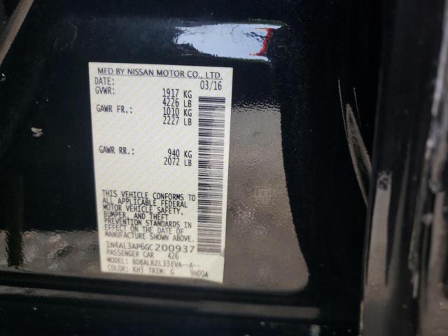 Photo 10 from auction – 2016 NISSAN ALTIMA 2.5 with VIN 1N4AL3AP6GC200937