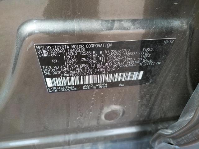 Photo 10 from auction – 2013 TOYOTA RAV4 XLE with VIN JTMWFREV6D5017413