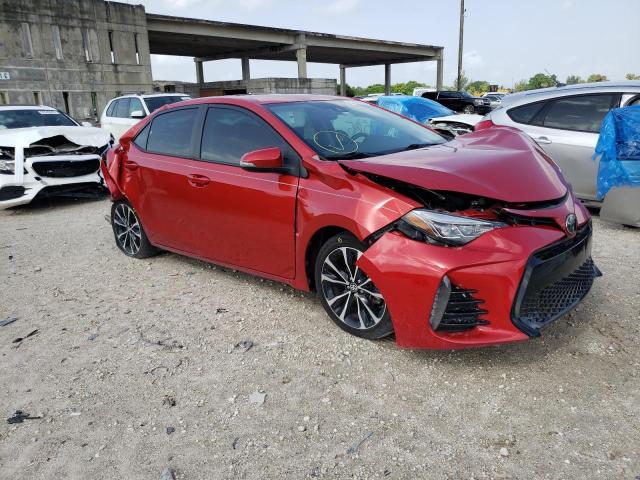 TOYOTA COROLLA SE 2019 with VIN 5YFBURHE7KP858477 - Photo from auction