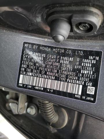 Photo 10 from auction – 2018 HONDA CIVIC EX with VIN JHMFC1F3XJX042398