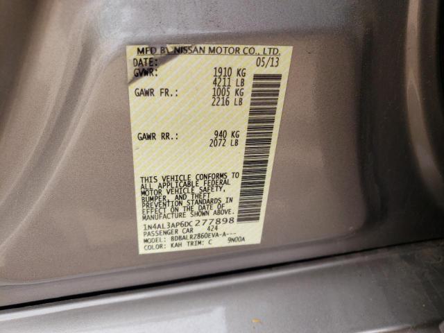 Photo 10 from auction – 2013 NISSAN ALTIMA 2.5 with VIN 1N4AL3AP6DC277898