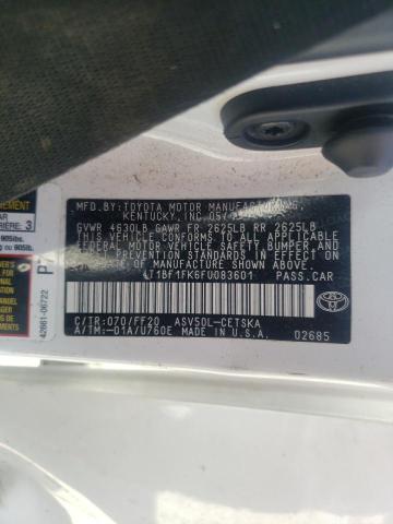 Photo 10 from auction – 2015 TOYOTA CAMRY LE with VIN 4T1BF1FK6FU083601