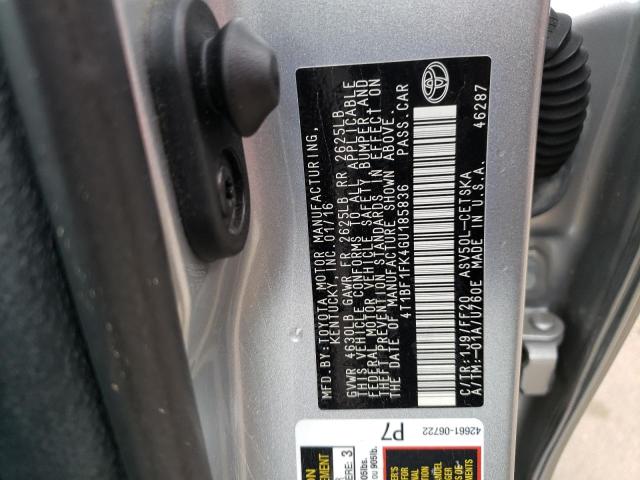 Photo 10 from auction – 2016 TOYOTA CAMRY LE with VIN 4T1BF1FK4GU185836