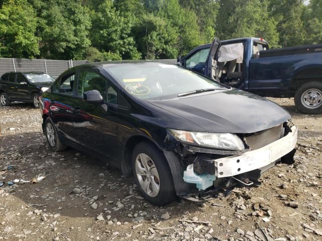 HONDA CIVIC LX 2013 with VIN 19XFB2F52DE228761 - Photo from auction