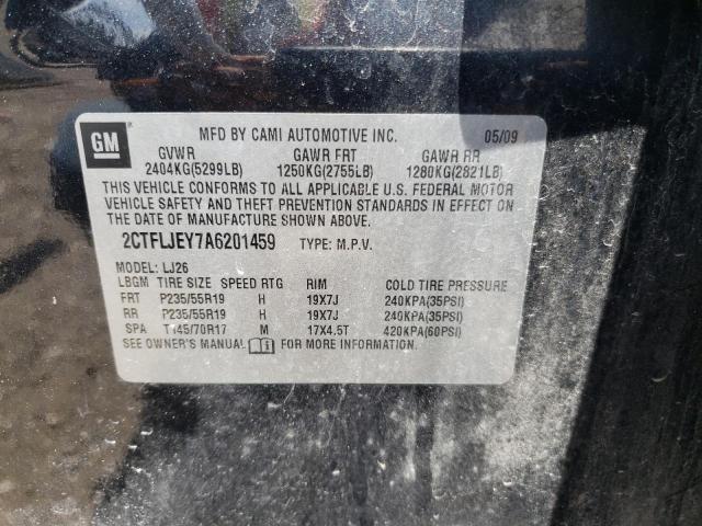 Photo 10 from auction – 2010 GMC TERRAIN SL with VIN 2CTFLJEY7A6201459