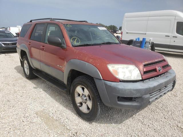 TOYOTA 4RUNNER SR 2003 with VIN JTEBU14R938002410 - Photo from auction