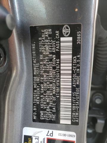 Photo 10 from auction – 2016 TOYOTA CAMRY LE with VIN 4T1BF1FK2GU176746