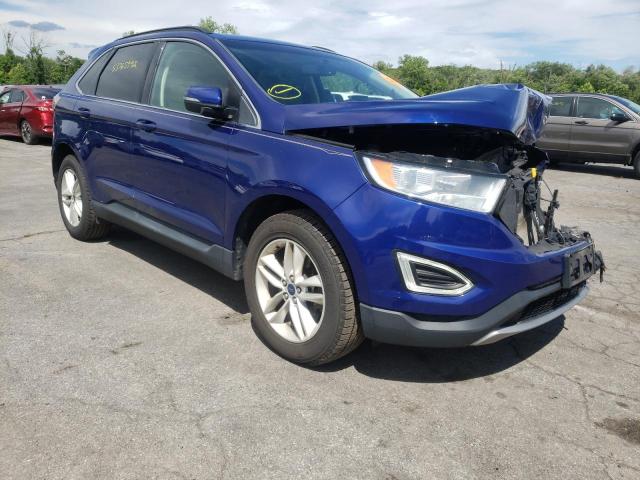 FORD EDGE SEL 2015 with VIN 2FMTK4J85FBC24435 - Photo from auction
