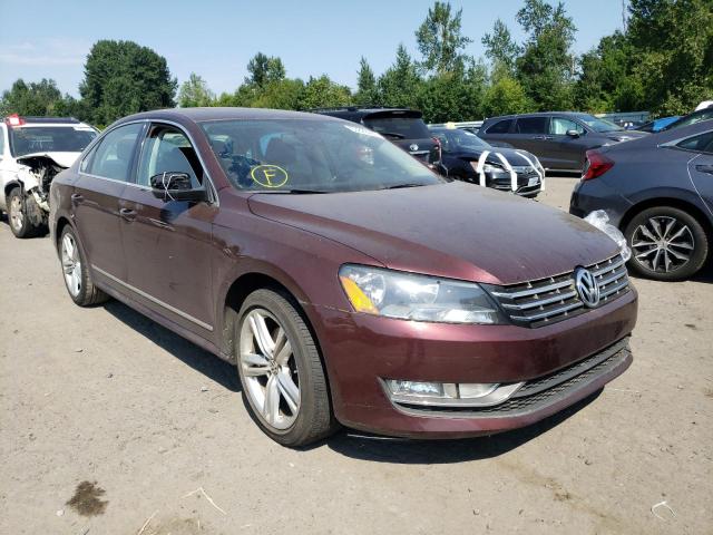 VOLKSWAGEN PASSAT SEL 2014 with VIN 1VWCN7A34EC036955 - Photo from auction