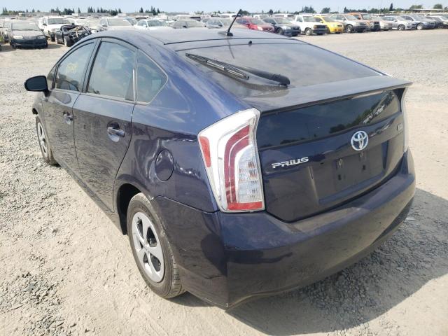Photo 3 from auction – 2013 TOYOTA PRIUS with VIN JTDKN3DU8D0342276