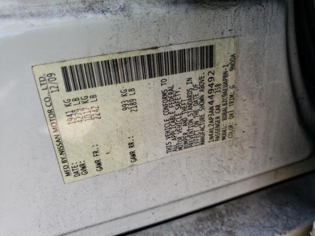 Photo 10 from auction – 2010 NISSAN ALTIMA BAS with VIN 1N4AL2AP3AN449492