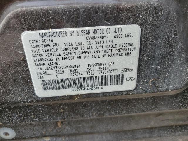 Photo 10 from auction – 2016 INFINITI Q50 with VIN JN1EV7AP3GM304814