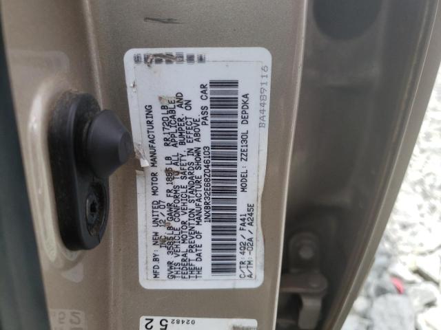 Photo 10 from auction – 2008 TOYOTA COROLLA-4 with VIN 1NXBR32E68Z046103
