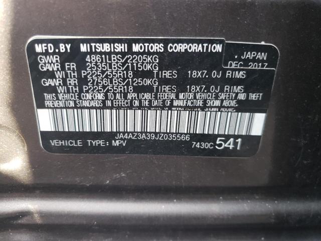 Photo 10 from auction – 2018 MITSUBISHI OUTLANDER with VIN JA4AZ3A39JZ035566