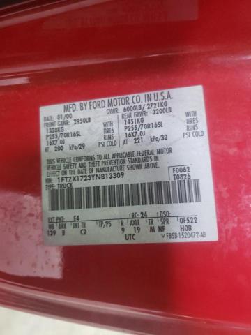 Photo 10 from auction – 2000 FORD F150 with VIN 1FTZX1723YNB13309