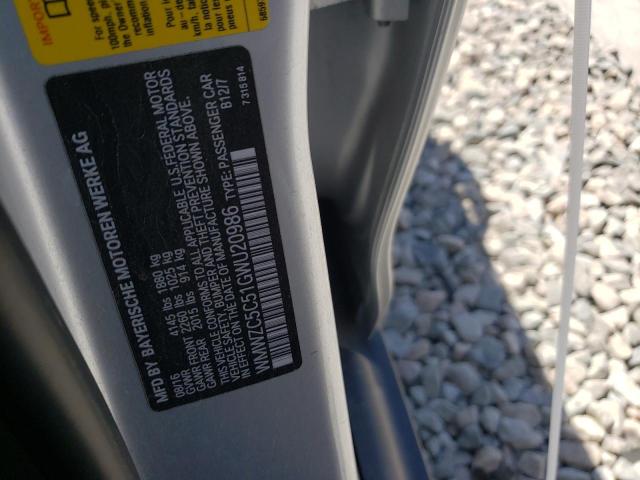 Photo 10 from auction – 2016 MINI COOPER S C with VIN WMWZC5C51GWU20986