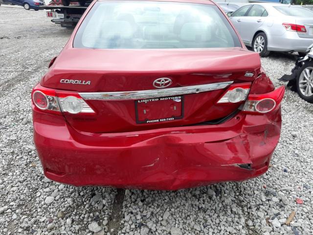 Photo 9 from auction – 2013 TOYOTA COROLLA BA with VIN 5YFBU4EE4DP163531