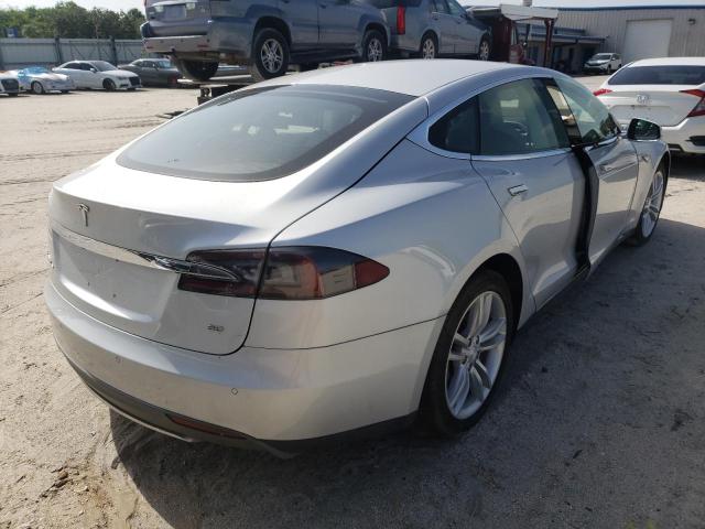Photo 4 from auction – 2014 TESLA MODEL S with VIN 5YJSA1S11EFP47908