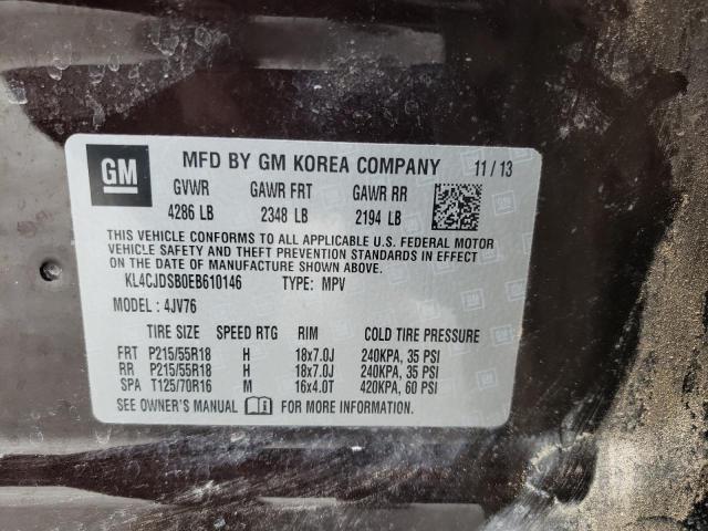 Photo 10 from auction – 2014 BUICK ENCORE PRE with VIN KL4CJDSB0EB610146