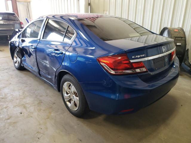 Photo 3 from auction – 2013 HONDA CIVIC LX with VIN 19XFB2F52DE017012