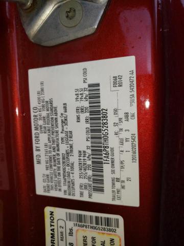 Photo 10 from auction – 2016 FORD MUSTANG with VIN 1FA6P8TH0G5283802