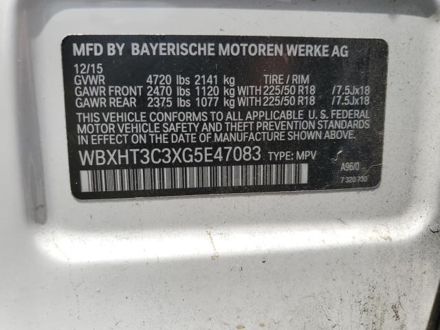 Photo 10 from auction – 2016 BMW X1 XDRIVE2 with VIN WBXHT3C3XG5E47083