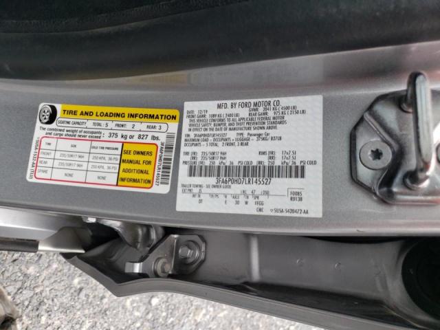 Photo 10 from auction – 2020 FORD FUSION with VIN 3FA6P0HD7LR145527
