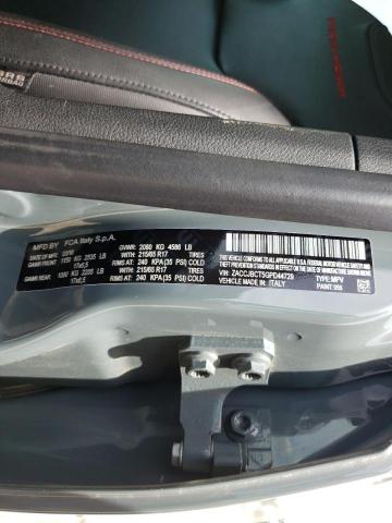 Photo 10 from auction – 2016 JEEP RENEGADE T with VIN ZACCJBCT5GPD44729