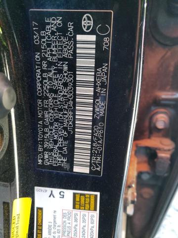 Photo 10 from auction – 2017 TOYOTA PRIUS with VIN JTDKBRFU4H3039301