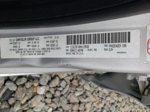 Photo 10 from auction – 2010 CHRYSLER SEBRING LI with VIN 1C3CC5FV8AN119556
