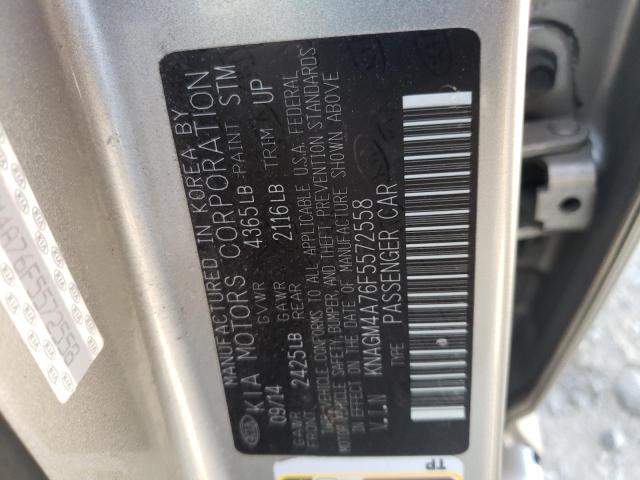 Photo 10 from auction – 2015 KIA OPTIMA LX with VIN KNAGM4A76F5572558