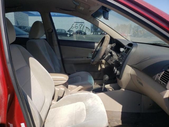 Photo 5 from auction – 2008 KIA SPECTRA EX with VIN KNAFE122485578176