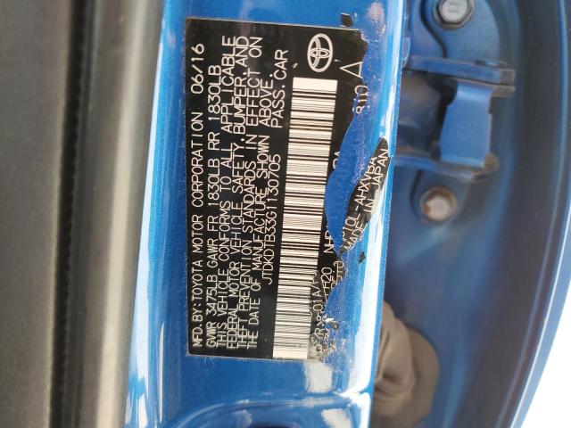 Photo 10 from auction – 2016 TOYOTA PRIUS C with VIN JTDKDTB33G1130705