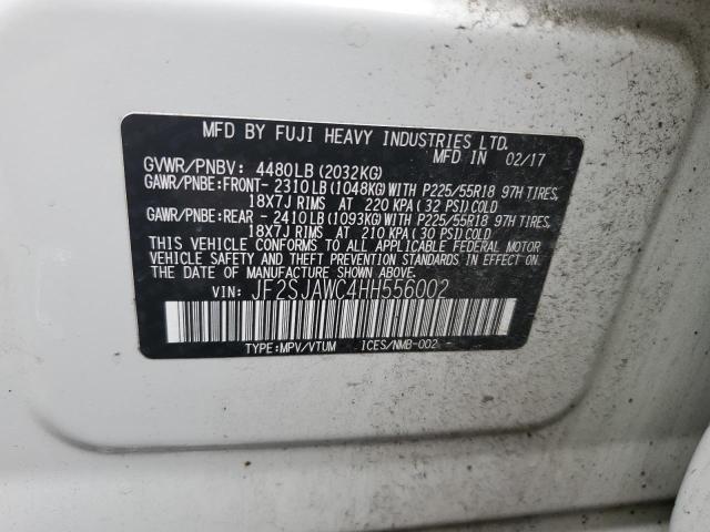 Photo 10 from auction – 2017 SUBARU FORESTER 2 with VIN JF2SJAWC4HH556002
