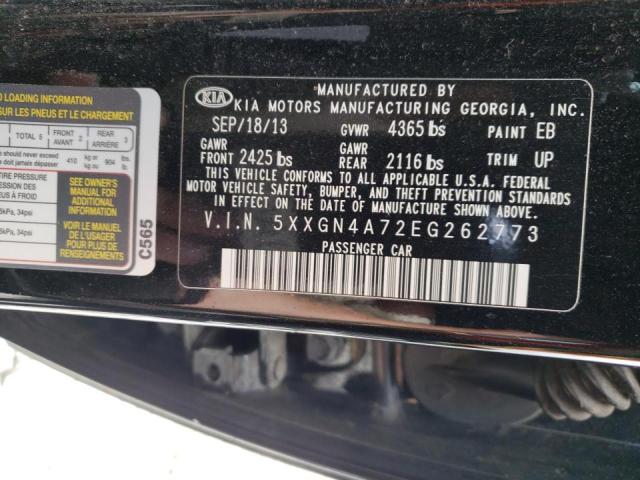 Photo 10 from auction – 2014 KIA OPTIMA EX with VIN 5XXGN4A72EG262773