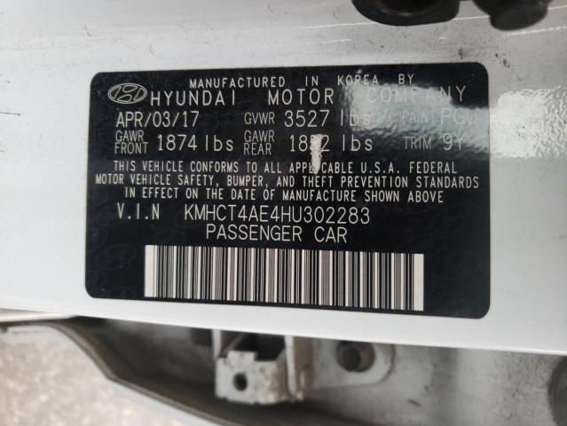 Photo 10 from auction – 2017 HYUNDAI ACCENT SE with VIN KMHCT4AE4HU302283