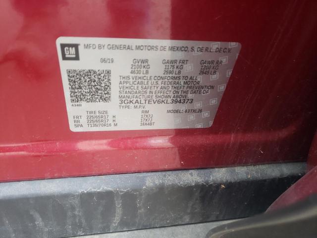 Photo 10 from auction – 2019 GMC TERRAIN SL with VIN 3GKALTEV6KL394373