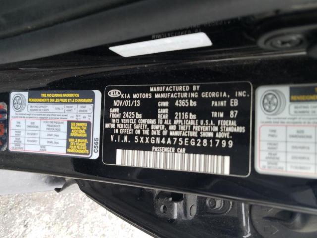 Photo 10 from auction – 2014 KIA OPTIMA EX with VIN 5XXGN4A75EG281799