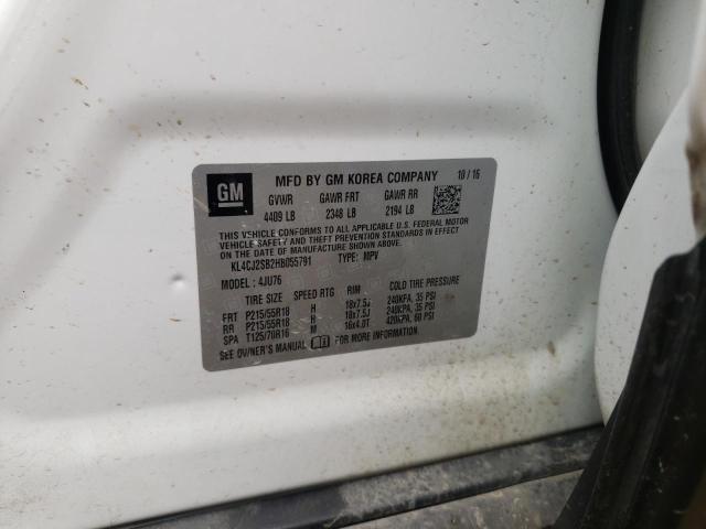 Photo 10 from auction – 2017 BUICK ENCORE SPO with VIN KL4CJ2SB2HB055791