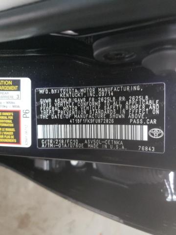 Photo 10 from auction – 2015 TOYOTA CAMRY LE with VIN 4T1BF1FK9FU872826