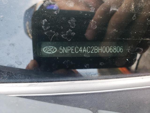 Photo 10 from auction – 2011 HYUNDAI SONATA SE with VIN 5NPEC4AC2BH006806