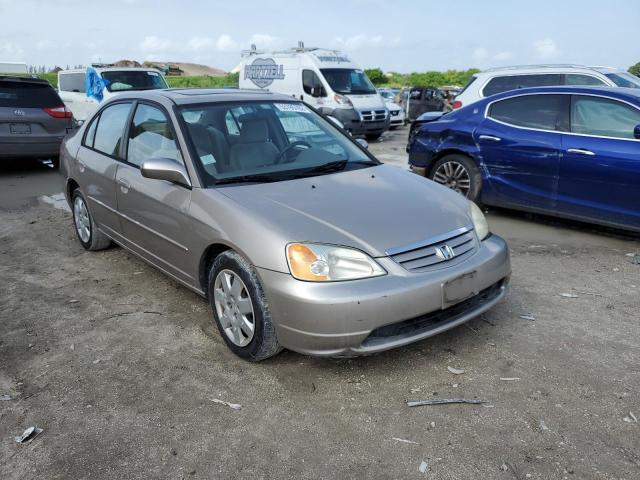 Photo 1 from auction – 2002 HONDA CIVIC EX with VIN 2HGES26882H583362