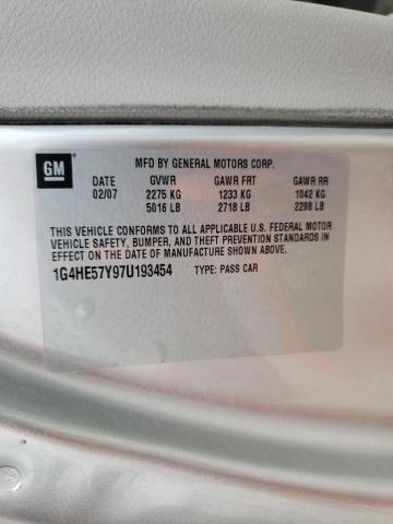 Photo 10 from auction – 2007 BUICK LUCERNE CX with VIN 1G4HE57Y97U193454