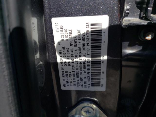Photo 10 from auction – 2011 HONDA ACCORD EXL with VIN 1HGCP3F84BA010858