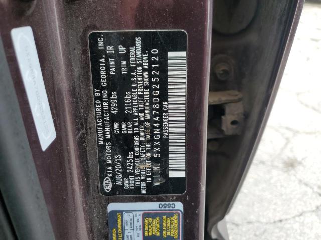 Photo 10 from auction – 2013 KIA OPTIMA EX with VIN 5XXGN4A78DG252120