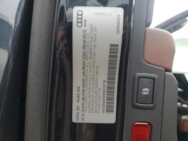 Photo 10 from auction – 2017 AUDI A4 PREMIUM with VIN WAUENAF40HN019716