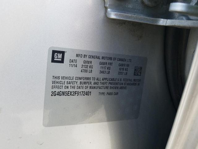 Photo 10 from auction – 2015 BUICK REGAL PREM with VIN 2G4GN5EX2F9172401