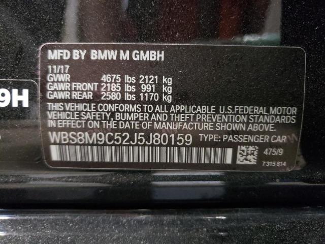 Photo 10 from auction – 2018 BMW M3 with VIN WBS8M9C52J5J80159