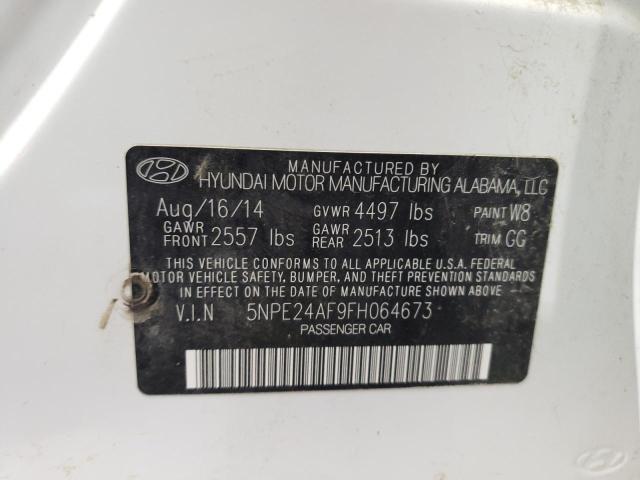 Photo 10 from auction – 2015 HYUNDAI SONATA SE with VIN 5NPE24AF9FH064673