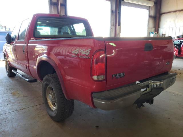 Photo 3 from auction – 2002 FORD F250 SUPER with VIN 1FTNW21L62EC22699